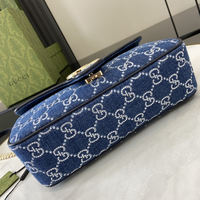 MM GG Marmont Wallet On Chain “26*15*7CM” 016