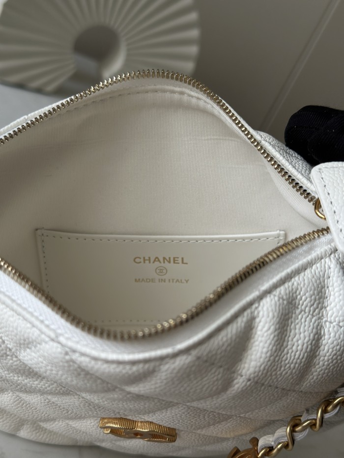 Pearl Chain Moon Bag “16x16x5cm”-085 =66046