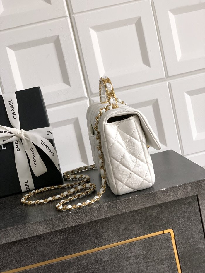 25B Classic Flap Handle Bag “13.5x22.5x6cm”-037 =