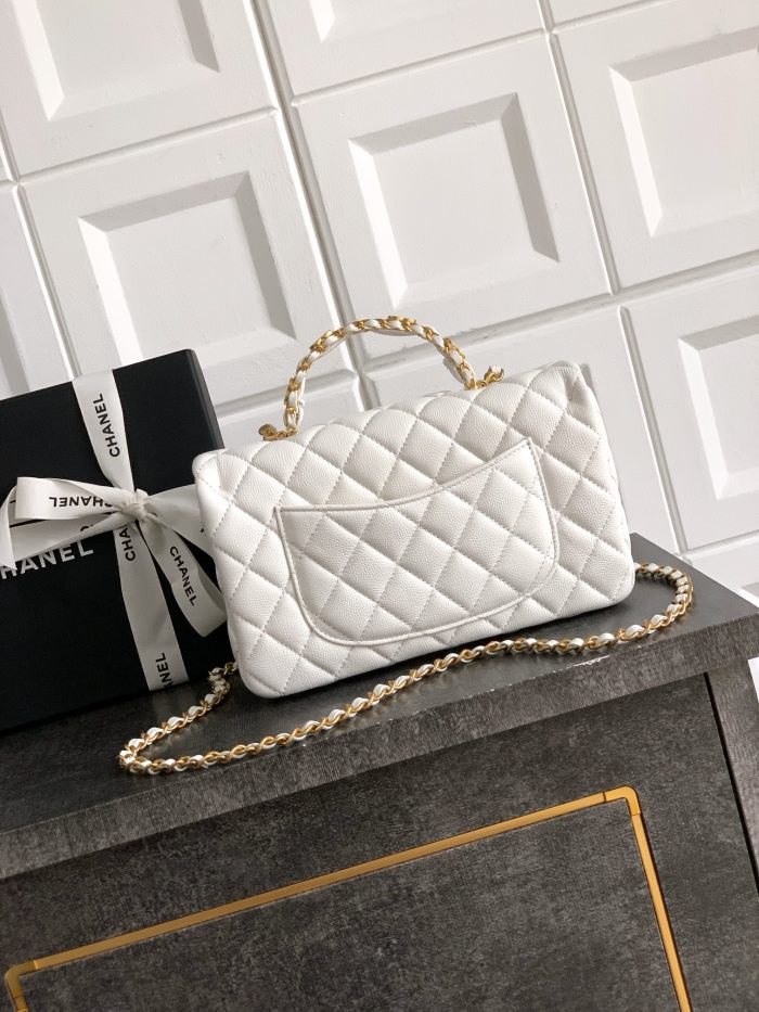 25B Classic Flap Handle Bag “13.5x22.5x6cm”-037 =