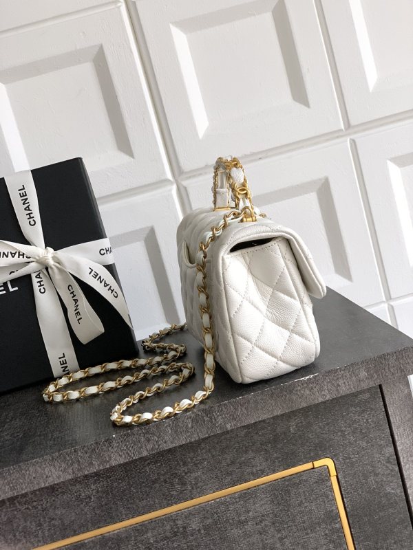 25B Classic Flap Handle Bag “19.5x12x6.5cm” -007 =