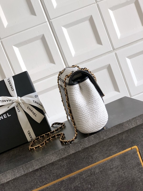 26C Woven Flap Bag “26x16x7cm”-038 =