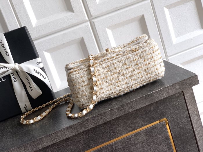 25K Classic Flap Bag in Tweed “20x13x7cm”-006 =