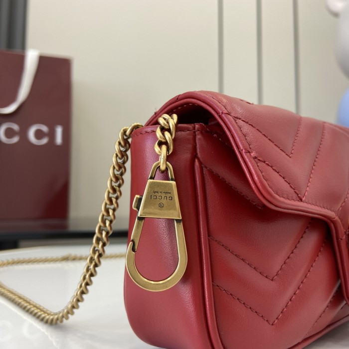 BB GG Marmont Wallet On Chain “16.5*10*4.5CM” 044