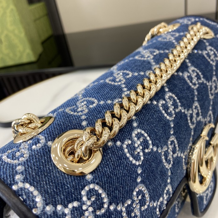 MM GG Marmont Wallet On Chain “26*15*7CM” 016