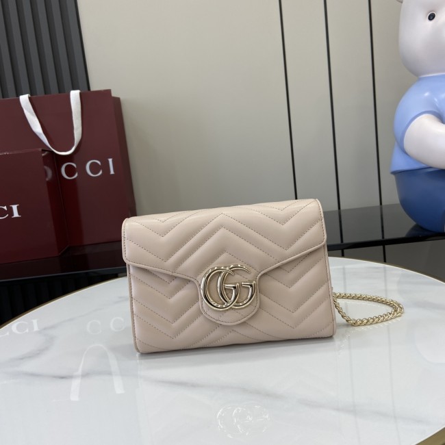Mini GG Marmont Wallet On Chain “20*13*6CM” 083
