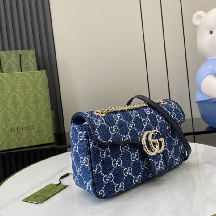 MM GG Marmont Wallet On Chain “26*15*7CM” 016