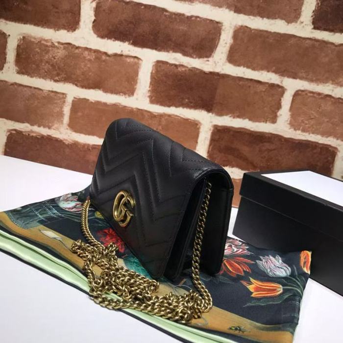 PM GG Marmont Wallet On Chain “18*9.5*5CM” 523
