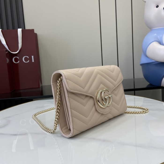 Mini GG Marmont Wallet On Chain “20*13*6CM” 083