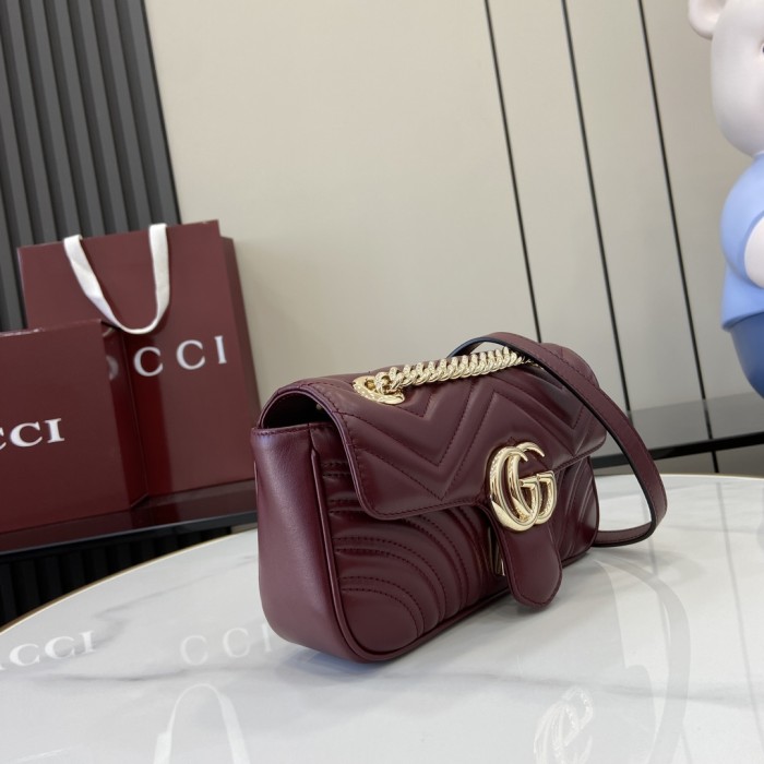 PM GG Marmont Wallet On Chain “22*13*6CM” 036