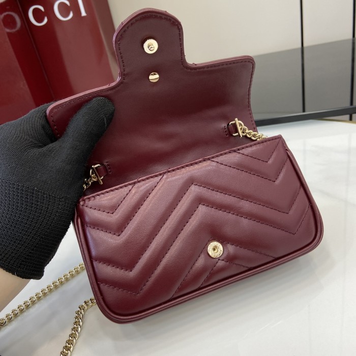 BB GG Marmont Wallet On Chain “16.5*10*4.5CM” 044