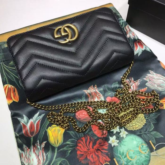 PM GG Marmont Wallet On Chain “18*9.5*5CM” 523