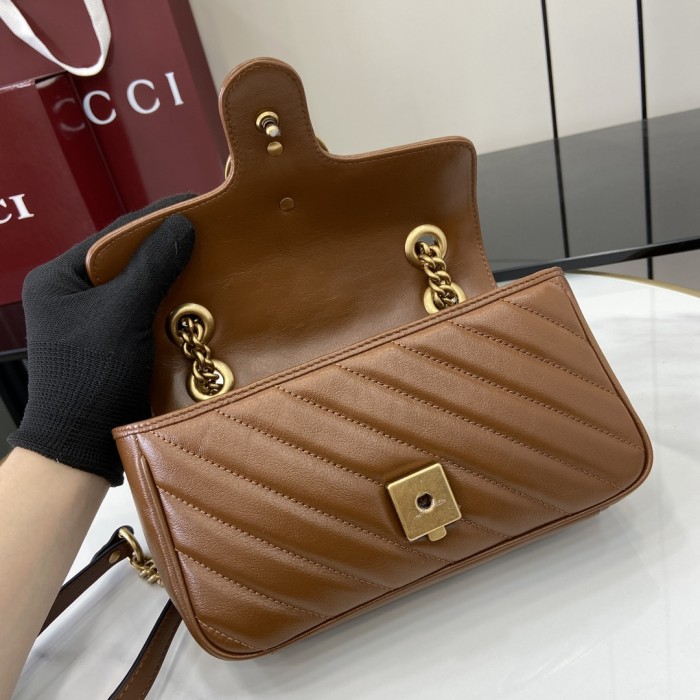 PM GG Marmont Wallet On Chain “22*13*6CM” 036
