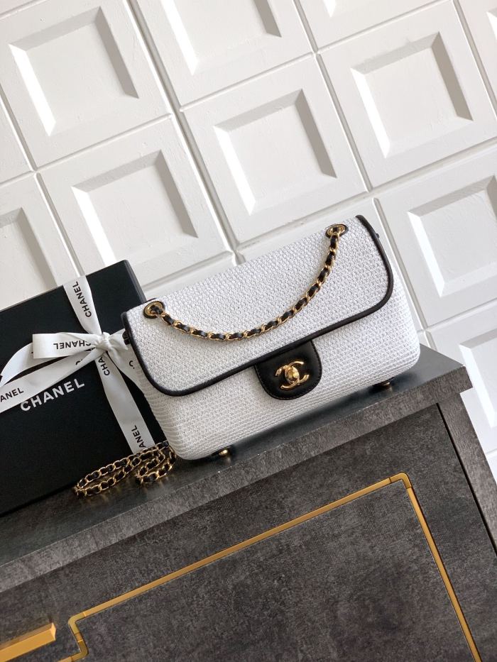 26C Woven Flap Bag “26x16x7cm”-038 =