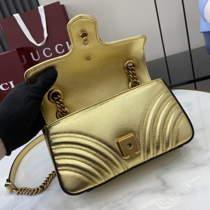 PM GG Marmont Wallet On Chain “22*13*6CM” 045