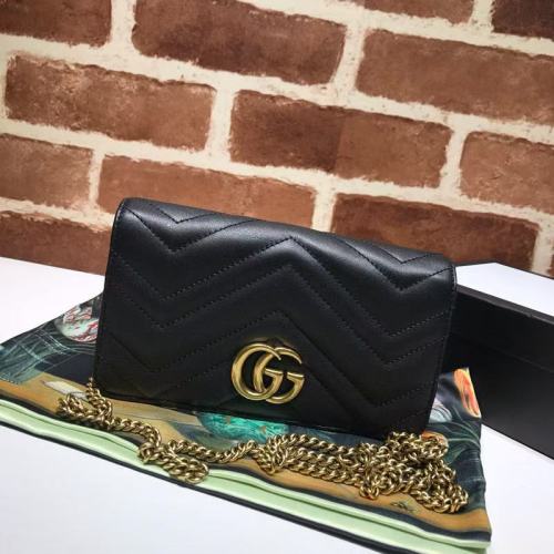 PM GG Marmont Wallet On Chain “18*9.5*5CM” 523