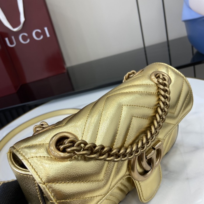 PM GG Marmont Wallet On Chain “22*13*6CM” 045