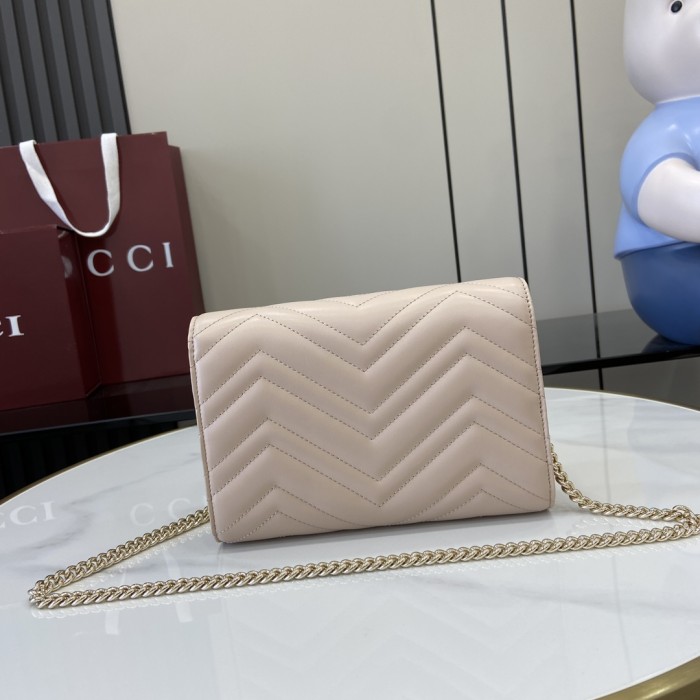 Mini GG Marmont Wallet On Chain “20*13*6CM” 083