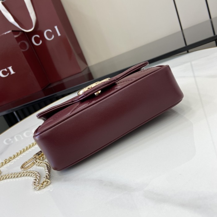 BB GG Marmont Wallet On Chain “16.5*10*4.5CM” 044