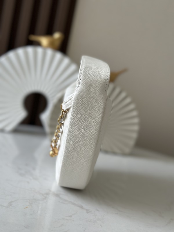 Pearl Chain Moon Bag “16x16x5cm”-085 =66046