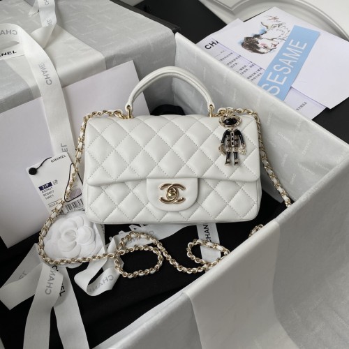 21K Mini CF Handle Bag “20x12x6cm”-037 =AS2431