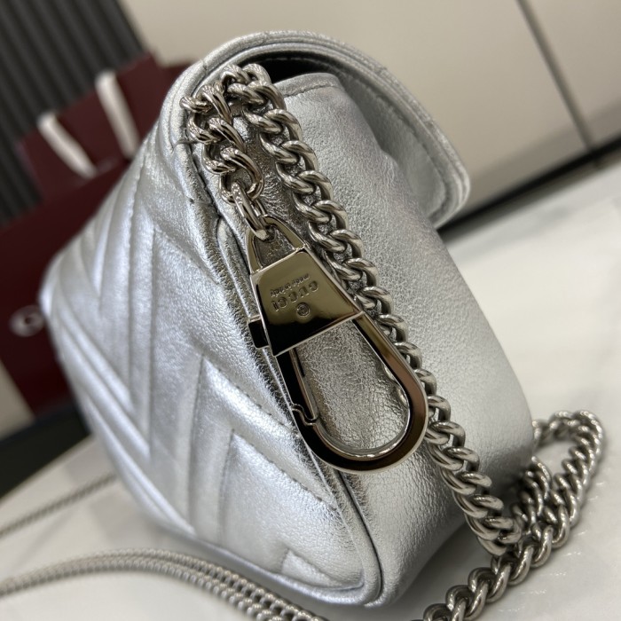 BB GG Marmont Wallet On Chain “16.5*10*4.5CM” 044