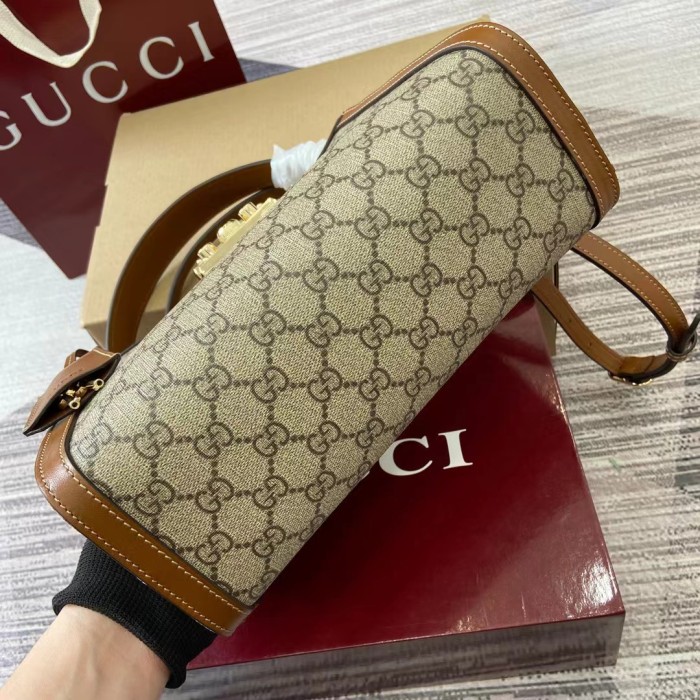 MM Padlock  Handle Bag “25.5*17.5*10CM” 055