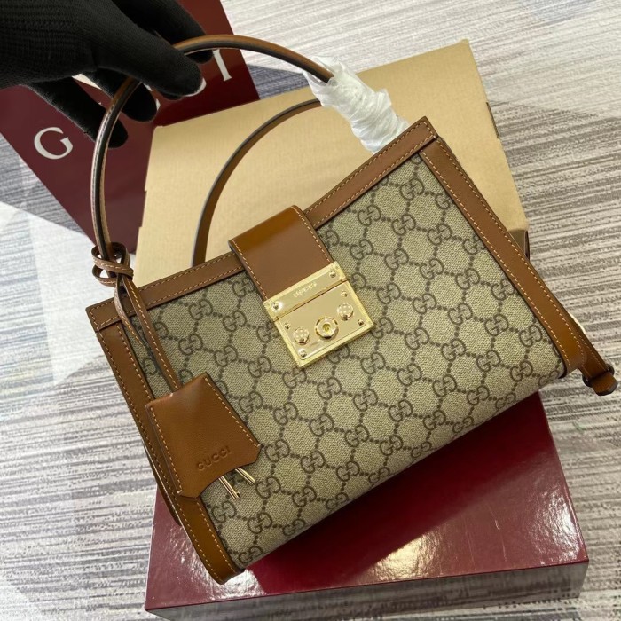 MM Padlock  Handle Bag “25.5*17.5*10CM” 055