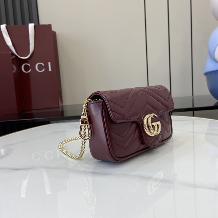 BB GG Marmont Wallet On Chain “16.5*10*4.5CM” 044