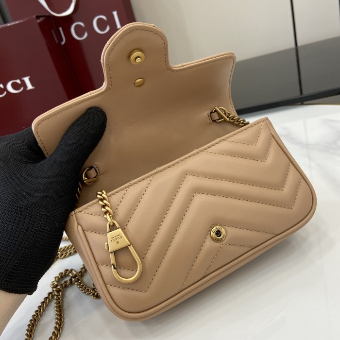 BB GG Marmont Wallet On Chain “16.5*10*4.5CM” 044