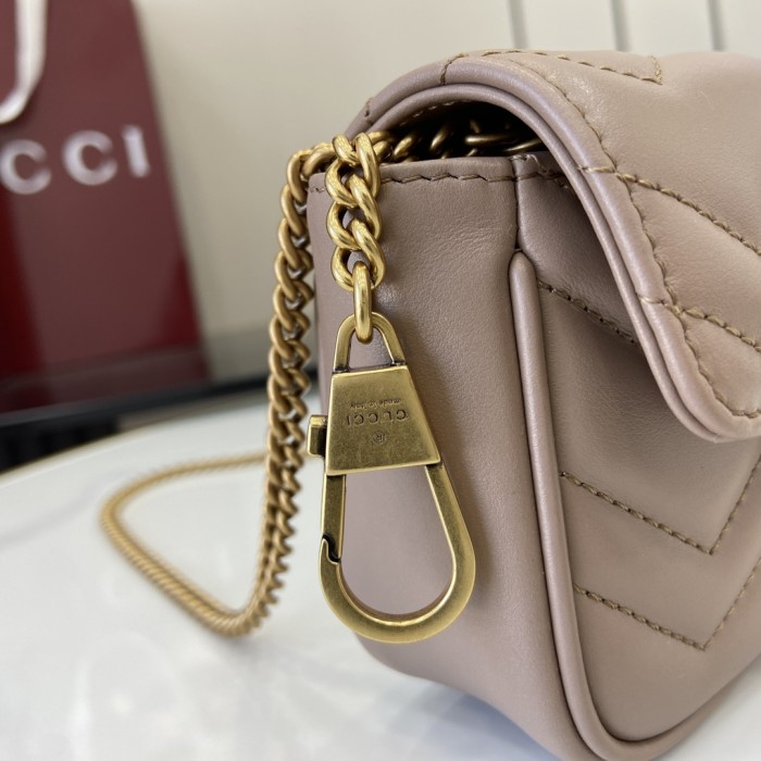 BB GG Marmont Wallet On Chain “16.5*10*4.5CM” 044
