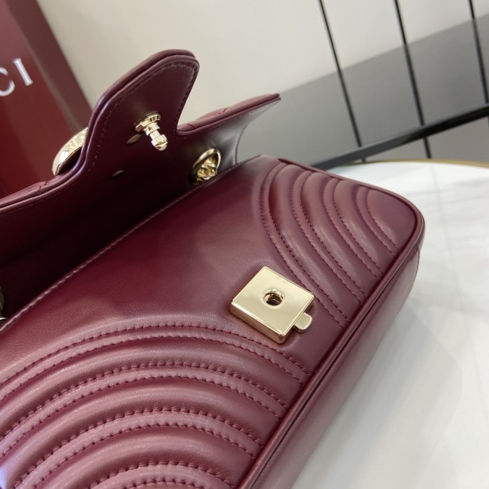 PM GG Marmont Wallet On Chain “22*13*6CM” 036