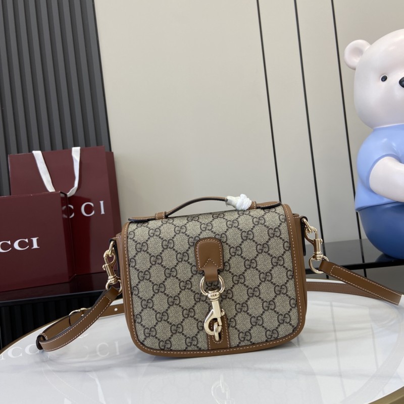 Mini GG Emblem Crossbody Bag “20*14*8CM” 066