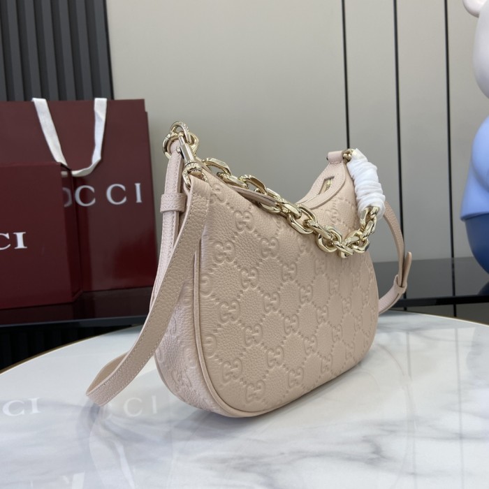 PM GG Emblem Hobo Bag “25.5*20*5CM” 095