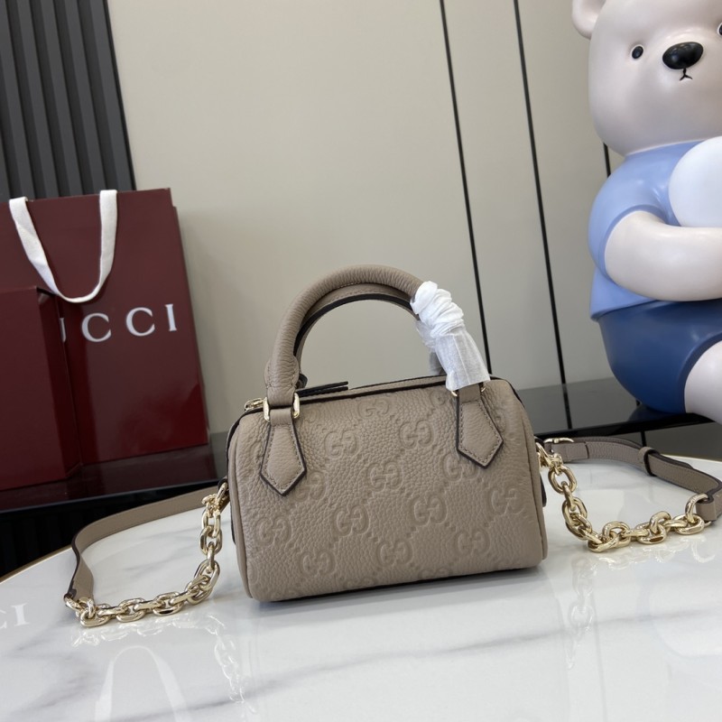 BB GG Emblem Boston Bag “16.5*10*8CM” 084
