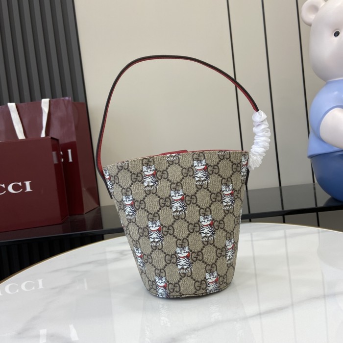 Children's Printed GG Bucket Bag “18.5*16.5*7.5CM” 063
