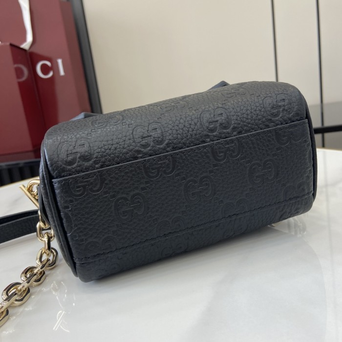 BB GG Emblem Boston Bag “16.5*10*8CM” 084