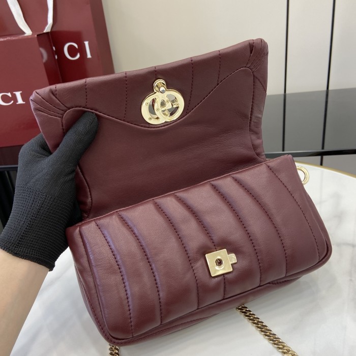 Mini GG Milano Top Handle Bag “21*12.5*4.5CM” 046