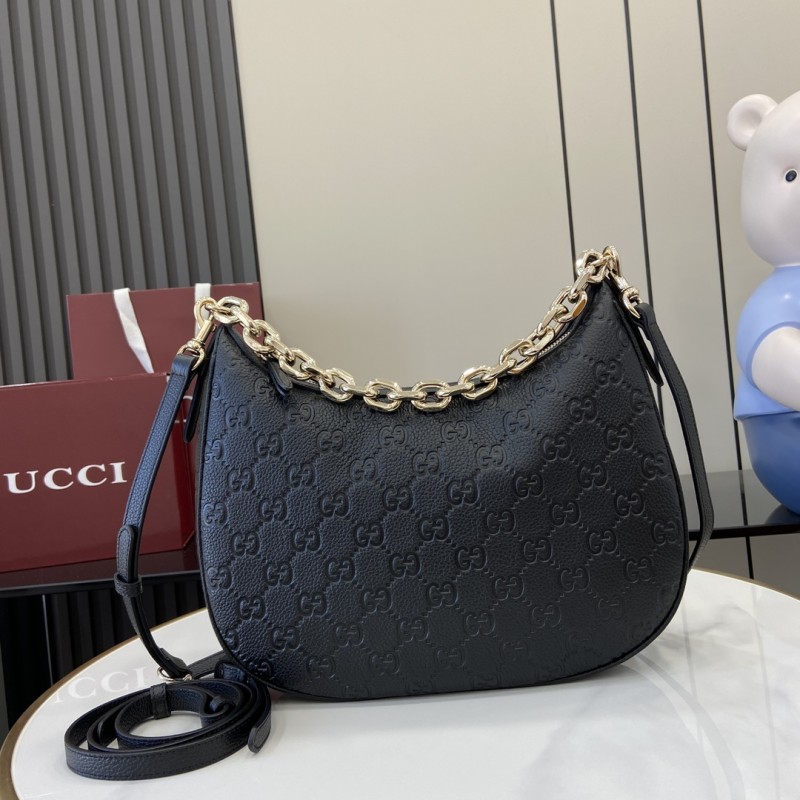 MM GG Emblem Hobo Bag “32*24*7CM” 046