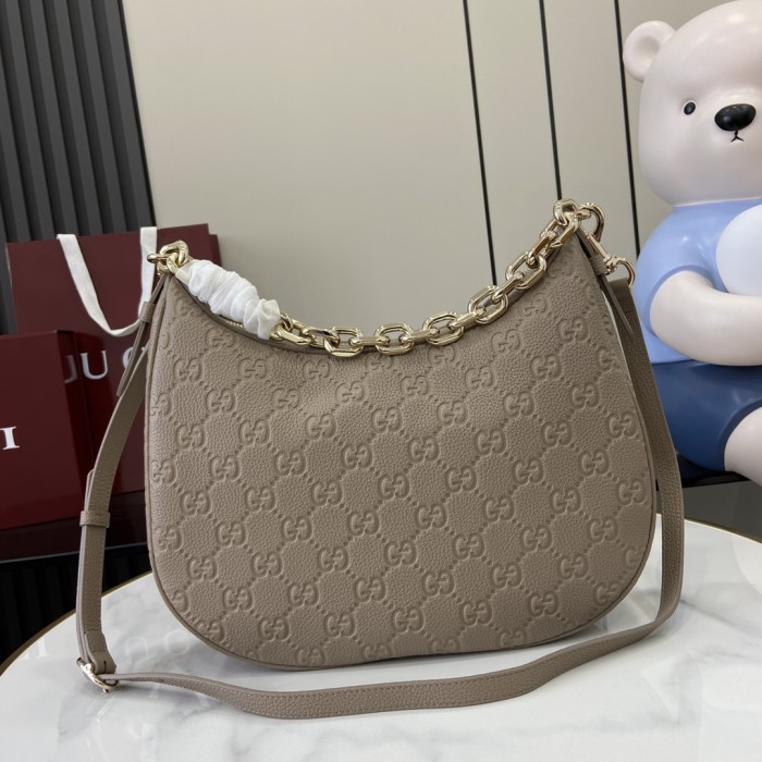 MM GG Emblem Hobo Bag “32*24*7CM” 046