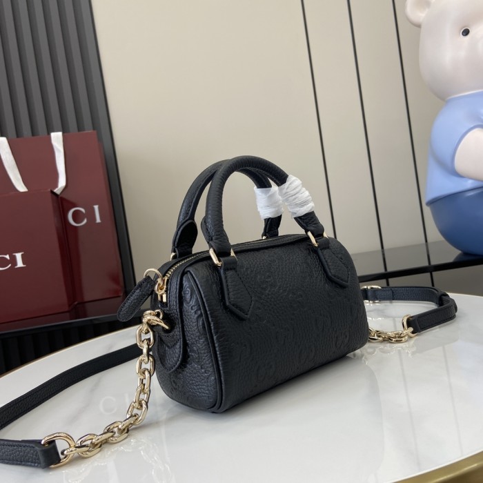 BB GG Emblem Boston Bag “16.5*10*8CM” 084