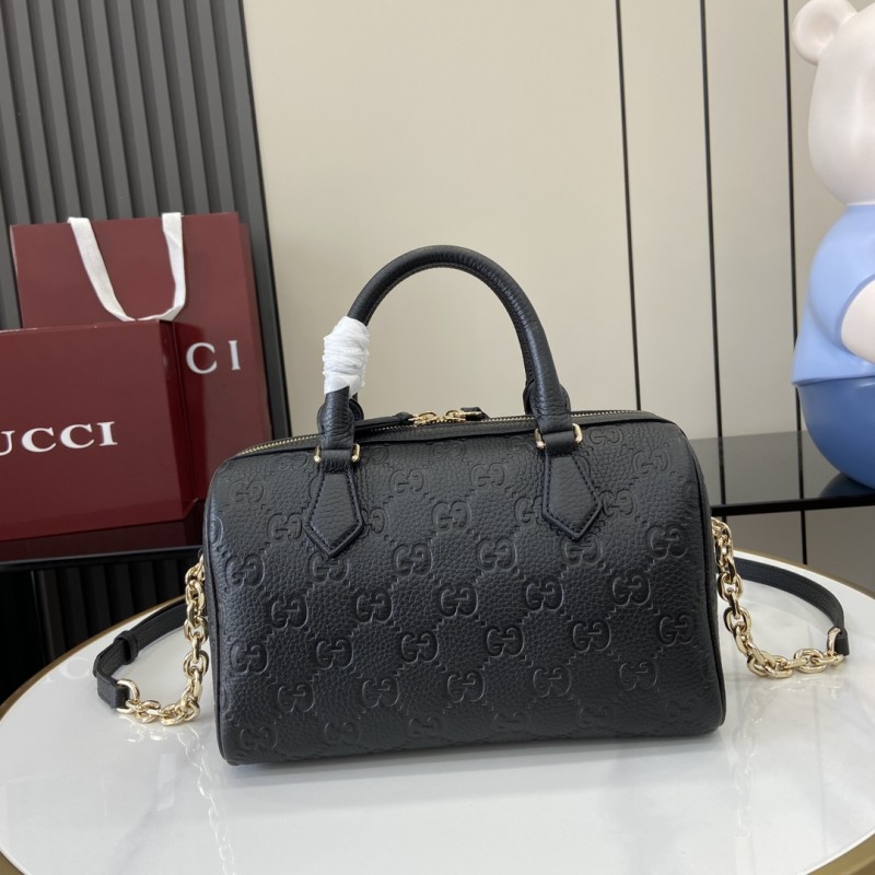 PM GG Emblem Boston Bag “25.5*16*14CM” 085