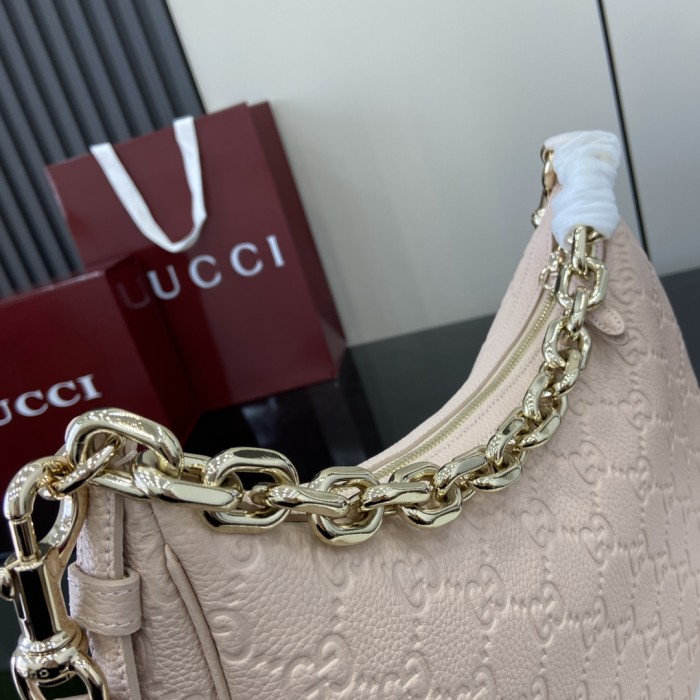 MM GG Emblem Hobo Bag “32*24*7CM” 046