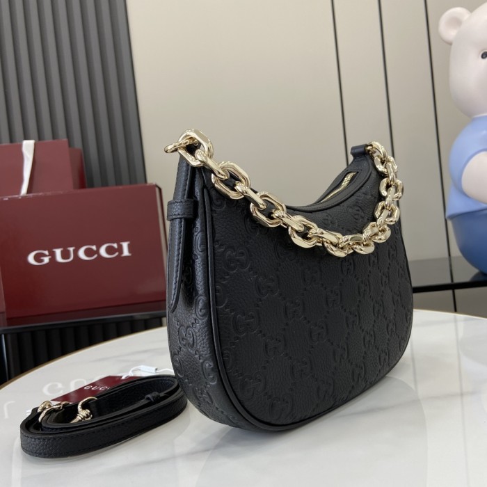 PM GG Emblem Hobo Bag “25.5*20*5CM” 045