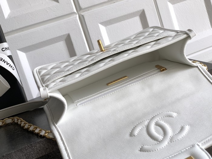 25B Postman Bag with Clover Charm “25x16.5x8.5cm” -008 =AS4860