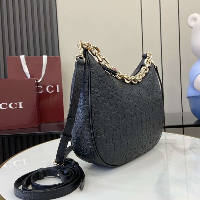 MM GG Emblem Hobo Bag “32*24*7CM” 046