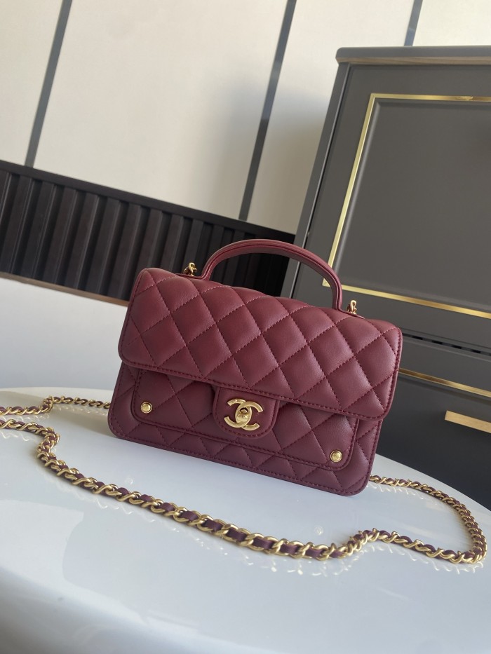 25B Pocket Handle Bag “19x12.3x5cm” -056 =AP4674