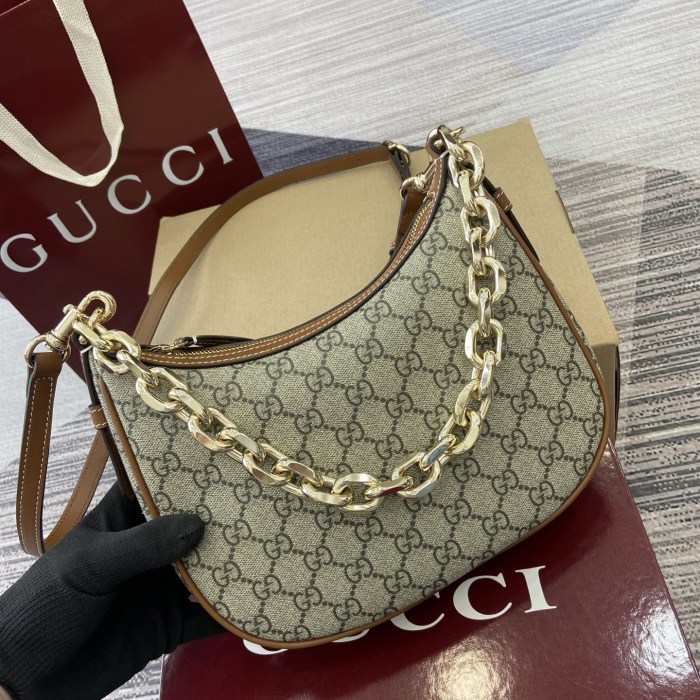 PM GG Emblem Hobo Bag “25.5*20*5CM” 015
