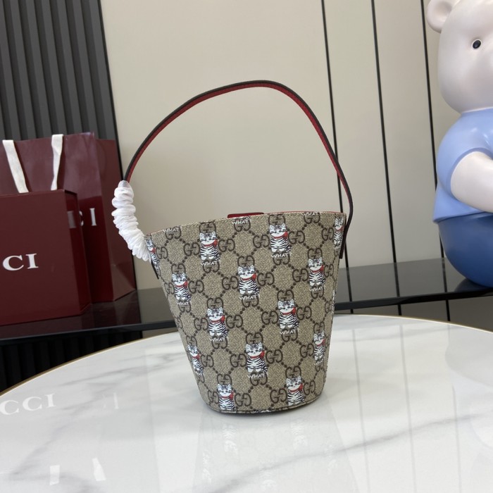 Children's Printed GG Bucket Bag “18.5*16.5*7.5CM” 063