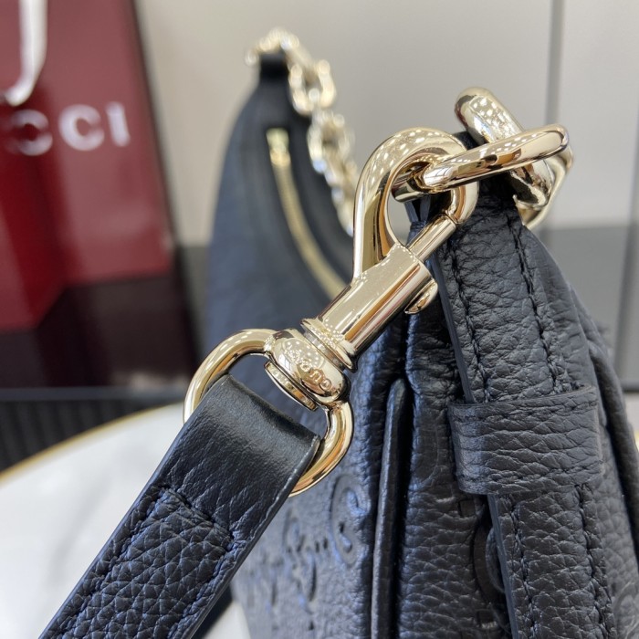 MM GG Emblem Hobo Bag “32*24*7CM” 046